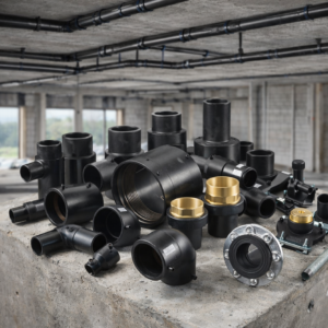 Polyethylen PE Rohrleitungen und Formteile für HLKS- und Industrieanlagen zur sicheren und korrosionsfreien Medienführung